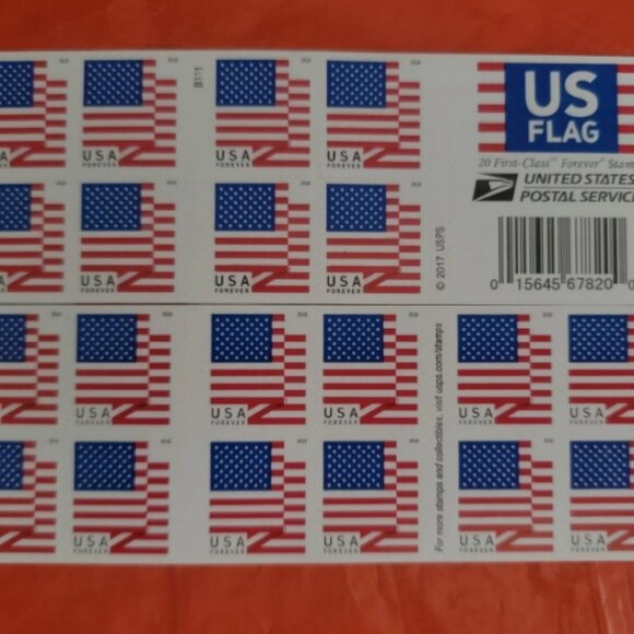 Flags 2018 Forever US Postage 50Booklet of 1000 stamps - Picture 2 of 11